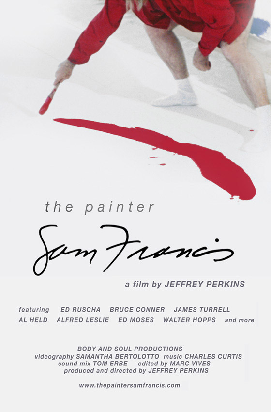 The painter Sam Francis